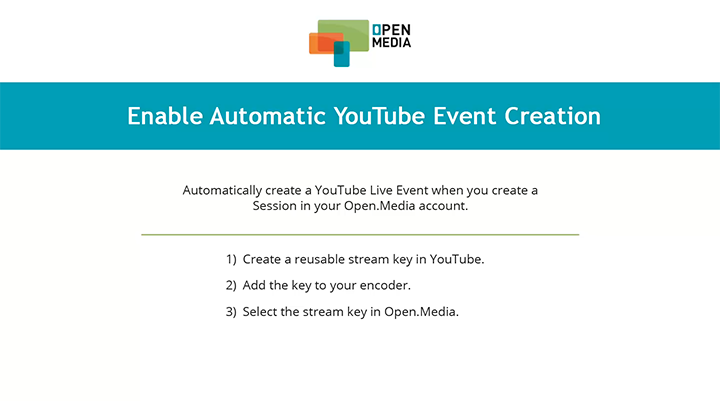Automatic YouTube Event creation thumbnail